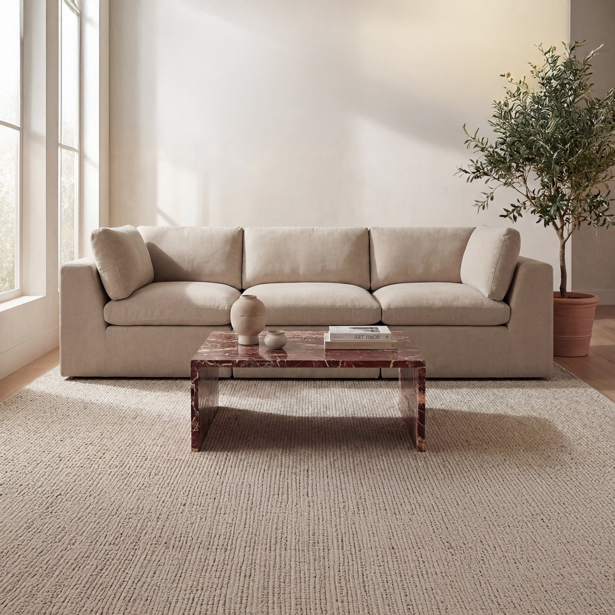 Cates Modular Sofa Pebble