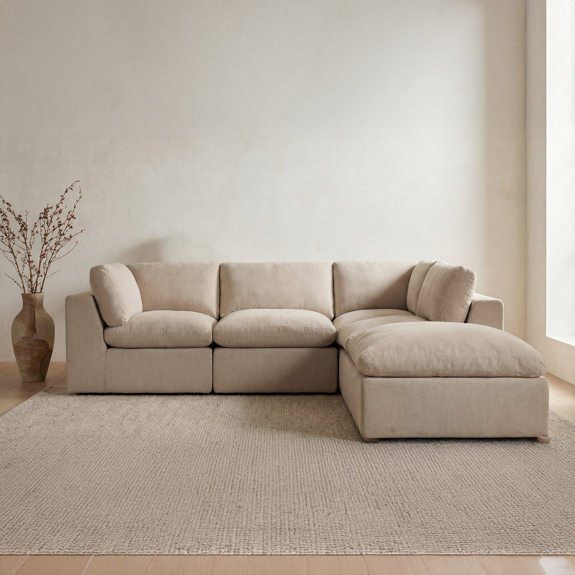 Cates Dream Modular Sectional Pebble