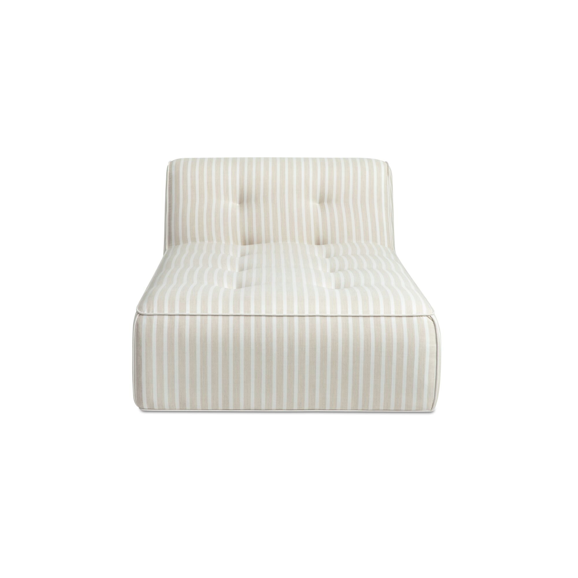 Sunseeker Outdoor Chaise Brown Stripe