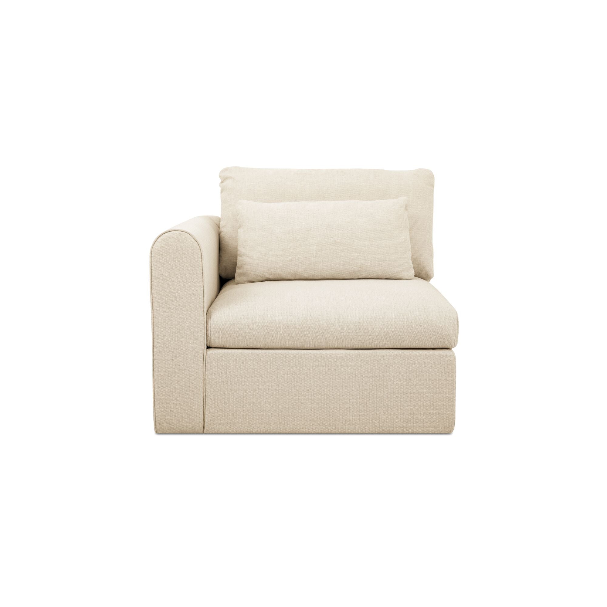 Swift Left Arm Facing Chair Light Beige