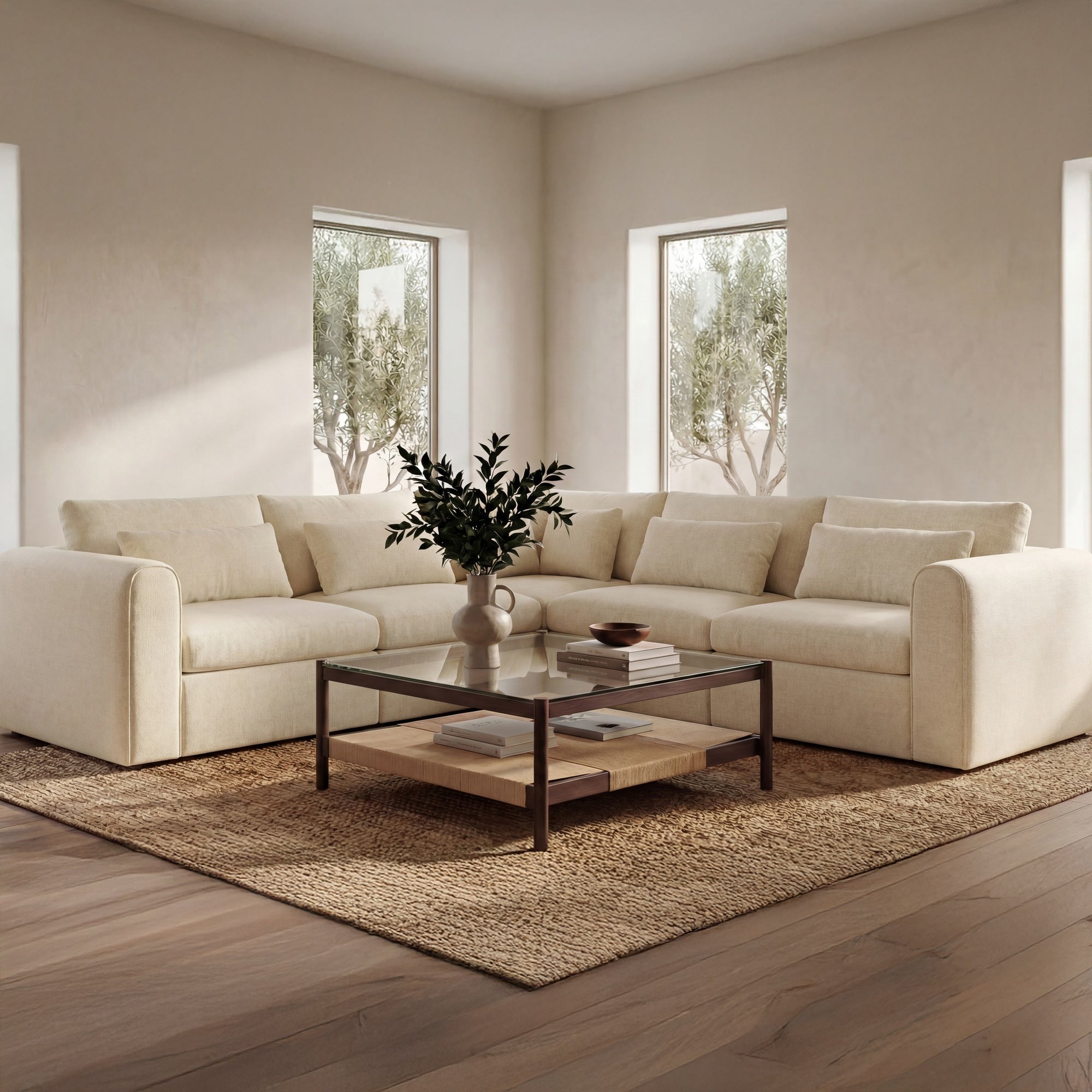 Swift Classic L Modular Sectional Light Beige