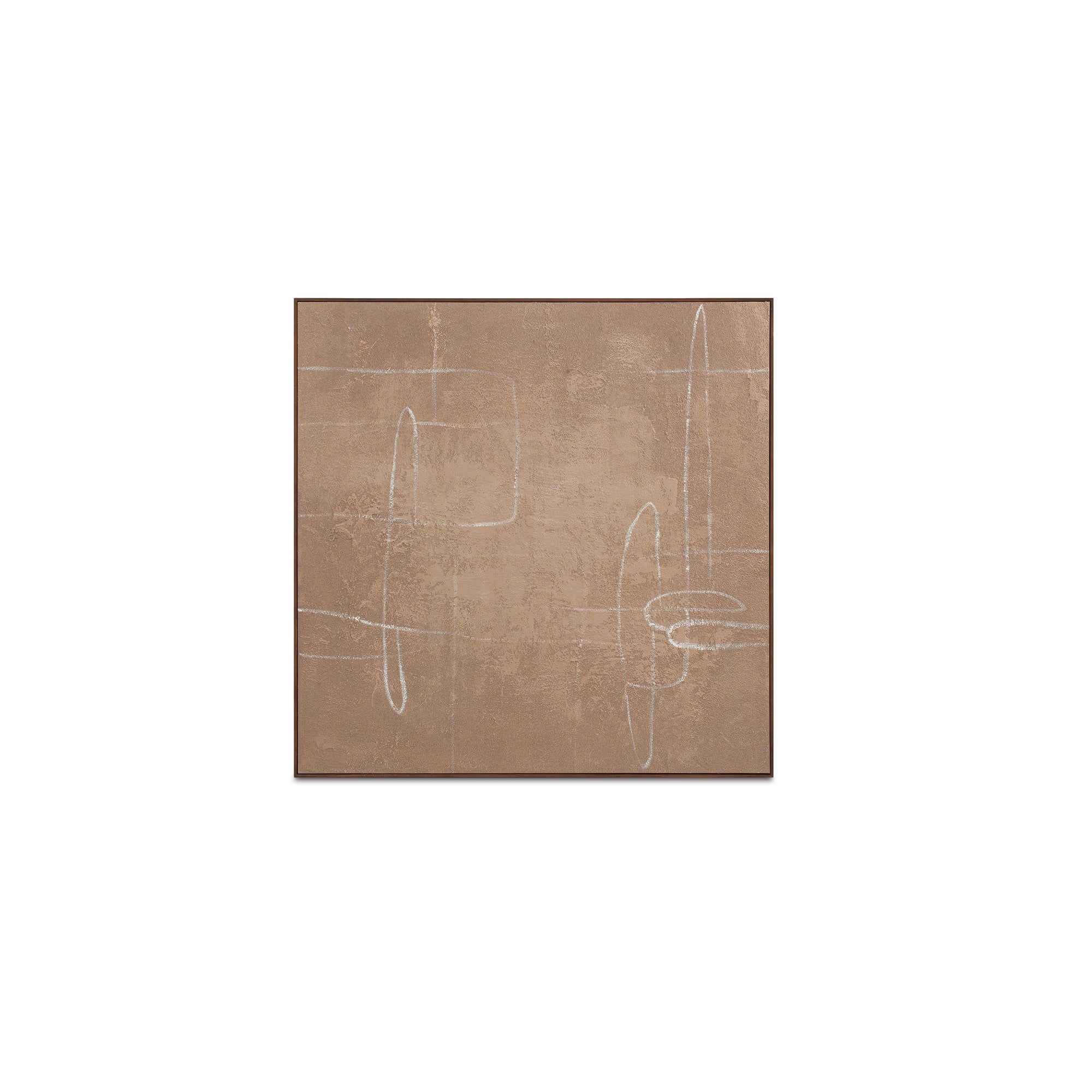 Notion Framed Painting Brown