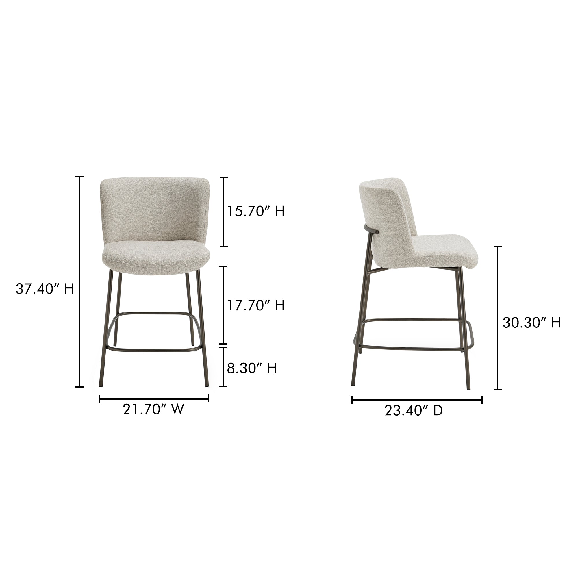 Early Counter Stool Beige