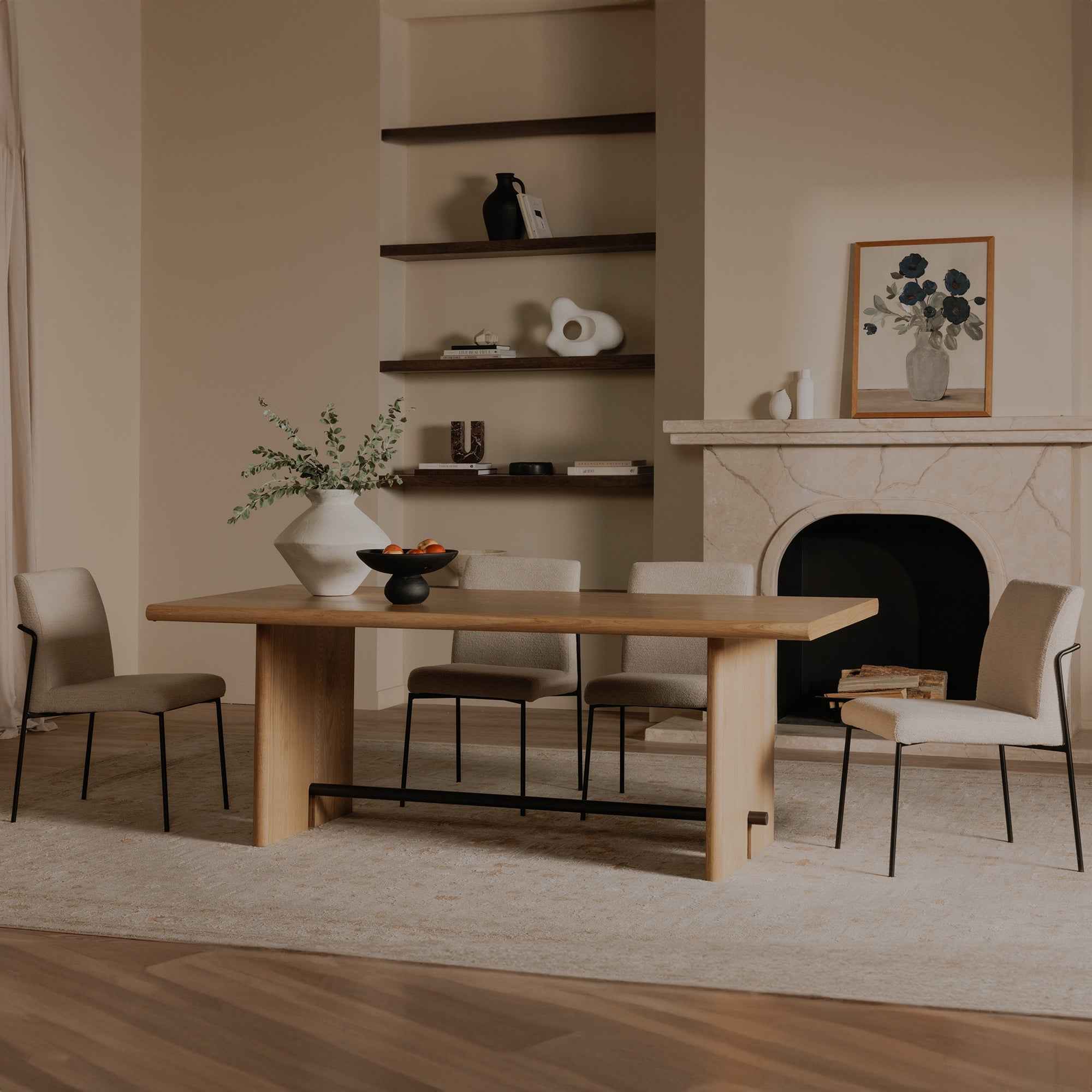 Danny Dining Chair Ivory Set of Two