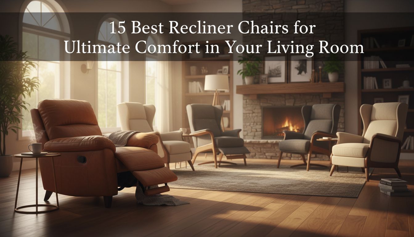 15 Best Recliner Chairs for Ultimate Comfort in Your Living Room
