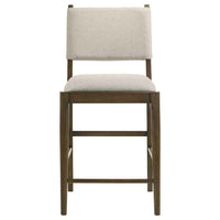 Ottowa Upholstered Counter Side Chair Brown (Set of 2)
