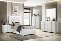 Marceline 5-piece Twin Bedroom Set White - Home & Sleep Outlet