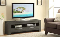 Elkton 2-drawer Engineered Wood 59-inch TV Stand Weathered Grey - Home & Sleep Outlet