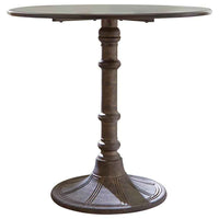 Oswego Round 30-inch Bistro Dining Table Bronze - Home & Sleep Outlet