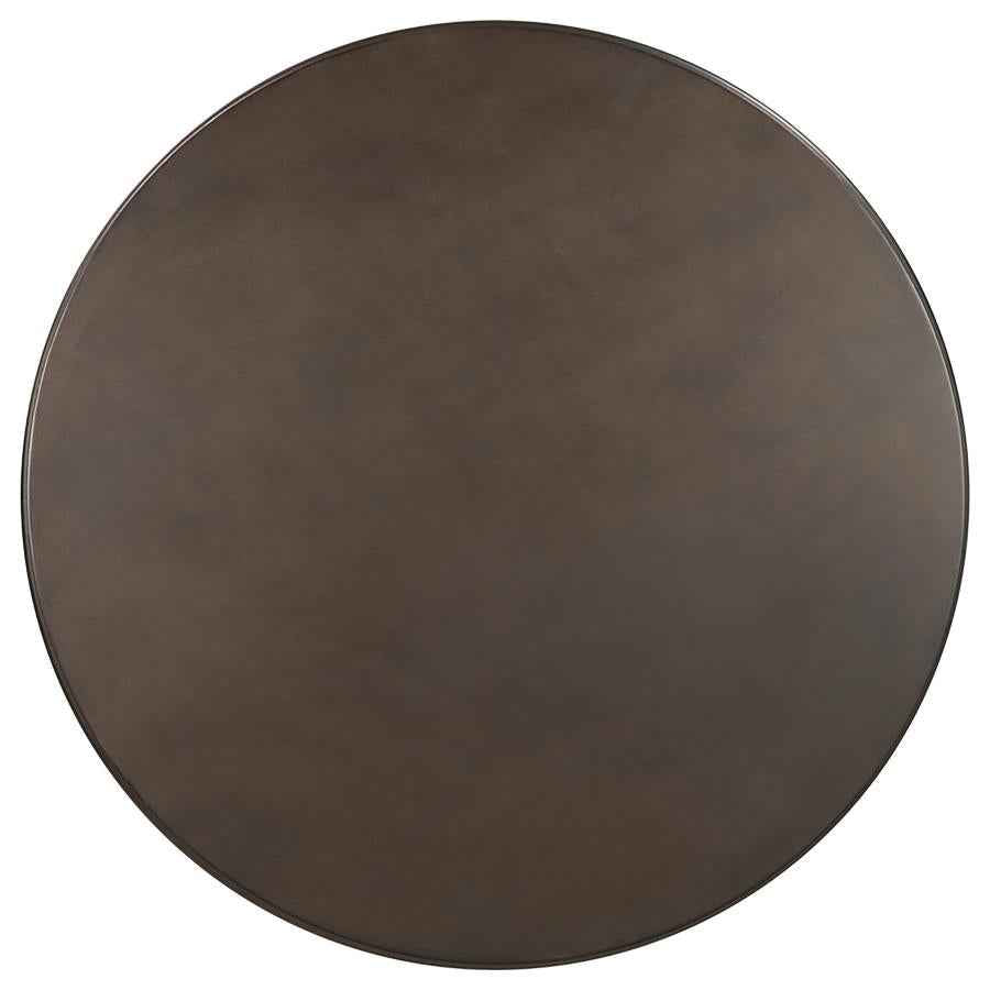 Oswego Round 30-inch Bistro Dining Table Bronze - Home & Sleep Outlet