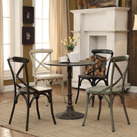 Oswego Round 30-inch Bistro Dining Table Bronze - Home & Sleep Outlet