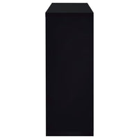 Prescott Rectangular Home Wine Table Black High Gloss - Home & Sleep Outlet