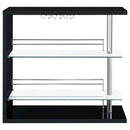 Prescott Rectangular Home Wine Table Black High Gloss - Home & Sleep Outlet