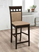 Gabriel Closed Back Counter Chair Cappuccino (Set of 2) - Home & Sleep Outlet