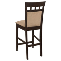 Gabriel Closed Back Counter Chair Cappuccino (Set of 2) - Home & Sleep Outlet