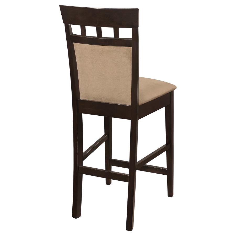 Gabriel Closed Back Counter Chair Cappuccino (Set of 2) - Home & Sleep Outlet