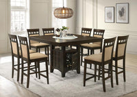 Gabriel Closed Back Counter Chair Cappuccino (Set of 2) - Home & Sleep Outlet