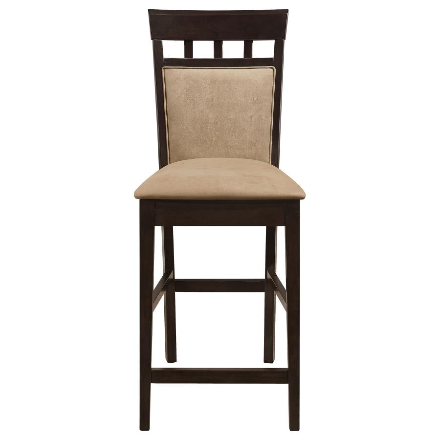 Gabriel 5-piece Square Counter Height Dining Set Cappuccino - Home & Sleep Outlet