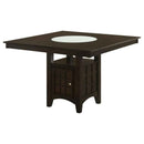 Gabriel 7-piece Square Counter Height Dining Set Cappuccino - Home & Sleep Outlet