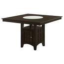 Gabriel 7-piece Square Counter Height Dining Set Cappuccino - Home & Sleep Outlet