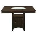 Gabriel 7-piece Square Counter Height Dining Set Cappuccino - Home & Sleep Outlet
