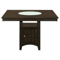 Gabriel 7-piece Square Counter Height Dining Set Cappuccino - Home & Sleep Outlet