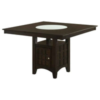 Gabriel 9-piece Square Counter Height Dining Set Cappuccino - Home & Sleep Outlet