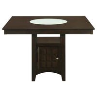 Gabriel 9-piece Square Counter Height Dining Set Cappuccino - Home & Sleep Outlet