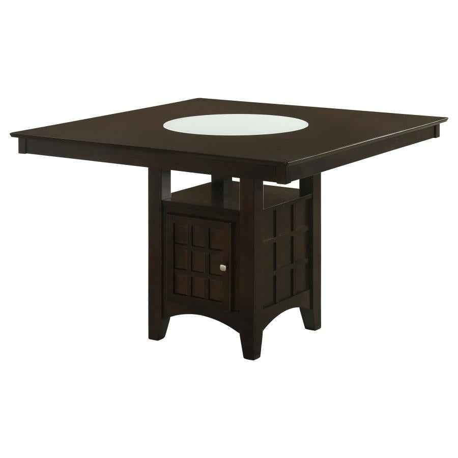 Gabriel 9-piece Square Counter Height Dining Set Cappuccino - Home & Sleep Outlet