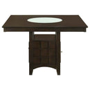 Gabriel 9-piece Square Counter Height Dining Set Cappuccino - Home & Sleep Outlet