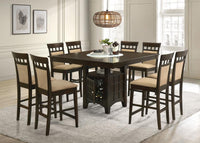 Gabriel 52-inch Counter Height Dining Table Cappuccino - Home & Sleep Outlet
