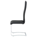 Montclair Upholstered Dining Side Chair Black (Set of 4) - Home & Sleep Outlet
