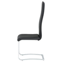 Montclair Upholstered Dining Side Chair Black (Set of 4) - Home & Sleep Outlet