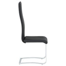 Montclair Upholstered Dining Side Chair Black (Set of 4) - Home & Sleep Outlet