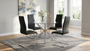 Montclair Upholstered Dining Side Chair Black (Set of 4) - Home & Sleep Outlet