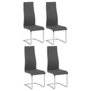 Montclair Upholstered Dining Side Chair Grey (Set of 4) - Home & Sleep Outlet
