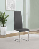 Montclair Upholstered Dining Side Chair Grey (Set of 4) - Home & Sleep Outlet