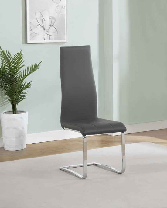 Montclair Upholstered Dining Side Chair Grey (Set of 4)