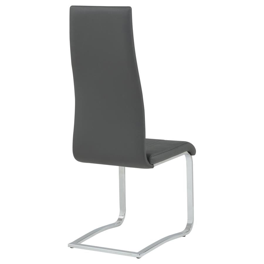 Montclair Upholstered Dining Side Chair Grey (Set of 4) - Home & Sleep Outlet