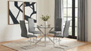 Montclair Upholstered Dining Side Chair Grey (Set of 4) - Home & Sleep Outlet