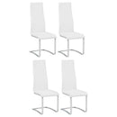 Montclair Upholstered Dining Side Chair White (Set of 4) - Home & Sleep Outlet