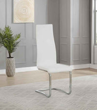 Montclair Upholstered Dining Side Chair White (Set of 4) - Home & Sleep Outlet