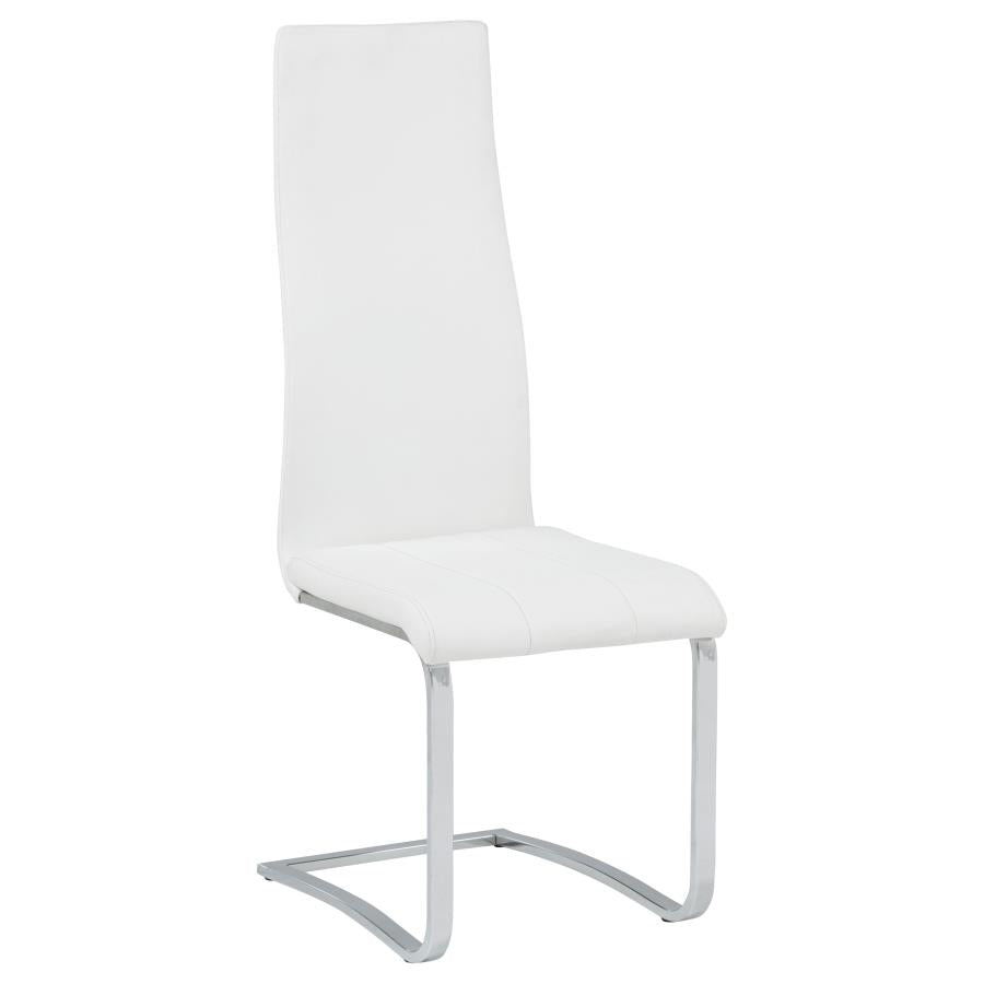 Montclair Upholstered Dining Side Chair White (Set of 4) - Home & Sleep Outlet