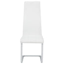 Montclair Upholstered Dining Side Chair White (Set of 4) - Home & Sleep Outlet