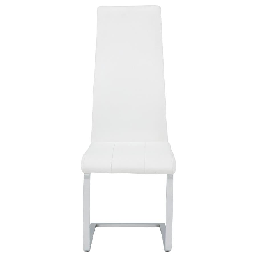 Montclair Upholstered Dining Side Chair White (Set of 4) - Home & Sleep Outlet