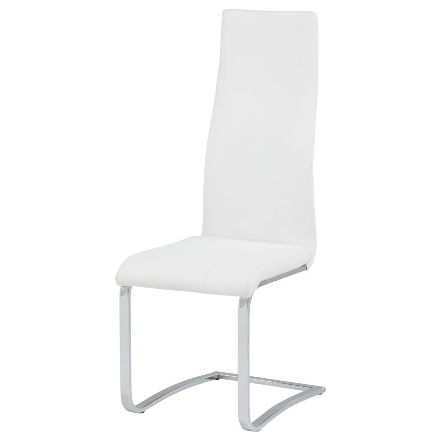 Montclair Upholstered Dining Side Chair White (Set of 4) - Home & Sleep Outlet