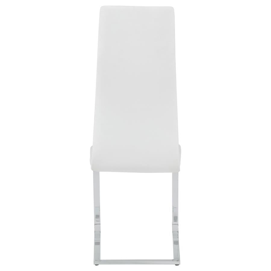 Montclair Upholstered Dining Side Chair White (Set of 4) - Home & Sleep Outlet