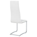 Montclair Upholstered Dining Side Chair White (Set of 4) - Home & Sleep Outlet