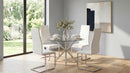 Montclair Upholstered Dining Side Chair White (Set of 4) - Home & Sleep Outlet