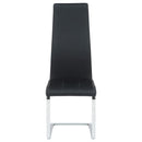 Montclair Upholstered Dining Side Chair Black (Set of 4) - Home & Sleep Outlet